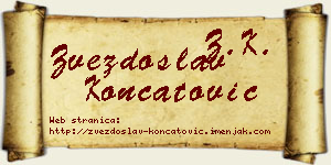 Zvezdoslav Končatović vizit kartica